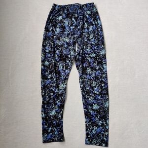 Sweetlegs splash space print leggings women's Large